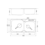 Chậu rửa chén Malloca MS 1011 NEW